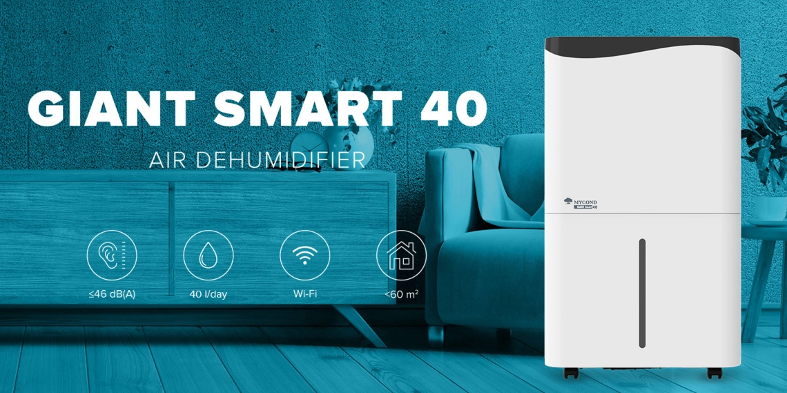 Влагоабсорбатор MyCond Giant Smart серия за жилищни помещения.