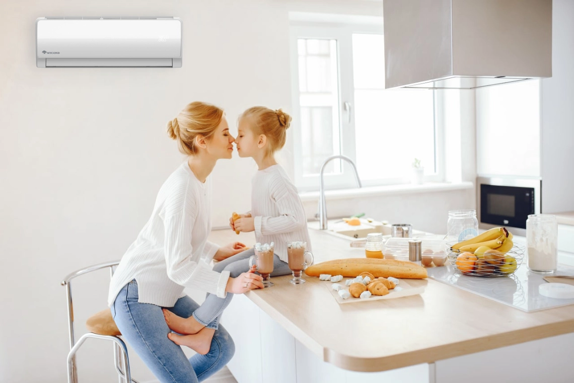 MyCond MHW Стенен вентилаторен конвектор с LED дисплей и режим на заспиване.