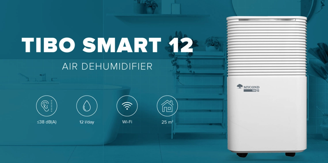 MyCond TIBO Smart 12 ефективно обезвлажняване на въздуха за големи помещения